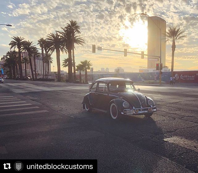#Repost @unitedblockcustoms with @get_repost・・・Las Vegas sunset.#sunset #lasvegas #semashow2019 #unitedblockcustoms #harleydavidson #billetparts #trike