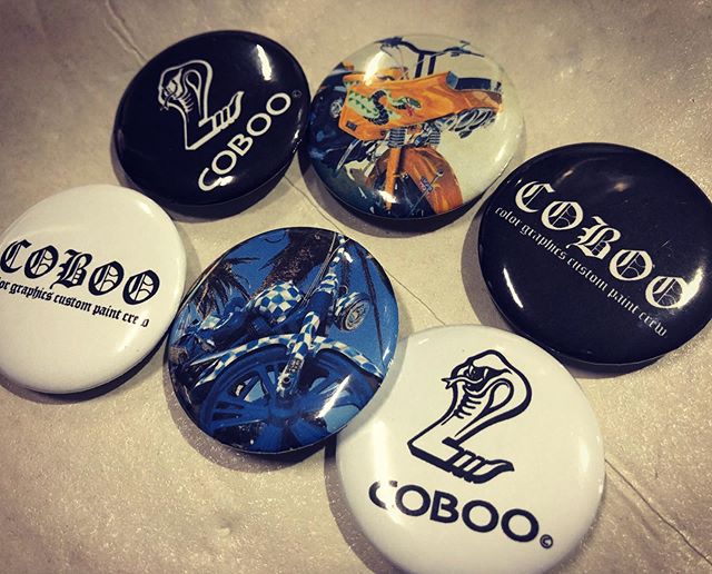 Yeah!!!!🤘🏼COBOO缶バッチ!!!Thank you for a wonderful gift!@osakasp 🤘🏼🤘🏼🤘🏼ありがとうございます#coboo #缶バッチ #素敵なプレゼント
