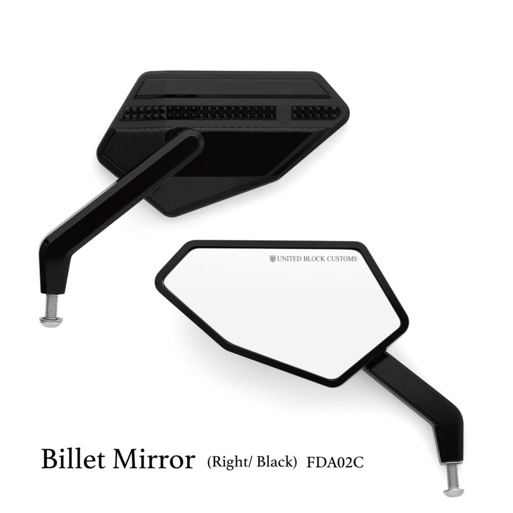 harley davidson mirror-right-black